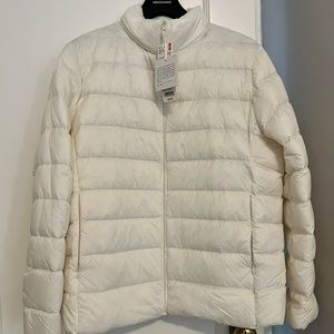 Uniqlo Off-White Ultra Light Down Puffer Jacket